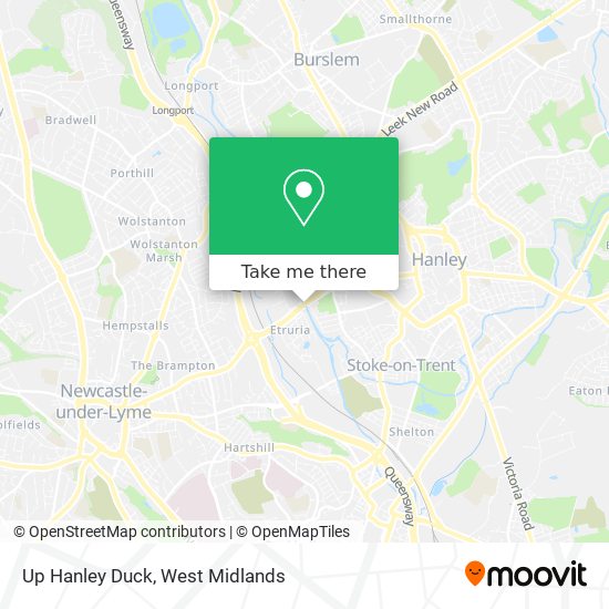 Up Hanley Duck map