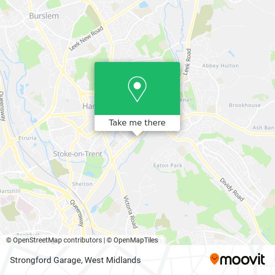 Strongford Garage map