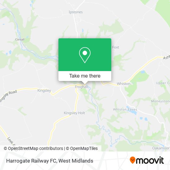 Harrogate Railway FC map