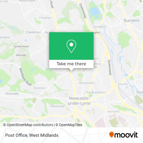 Post Office map
