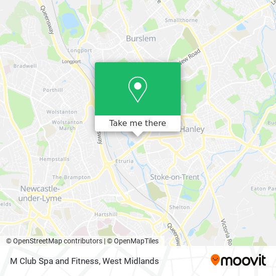 M Club Spa and Fitness map