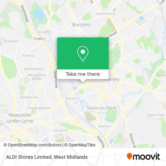 ALDI Stores Limited map