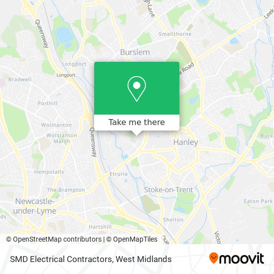 SMD Electrical Contractors map