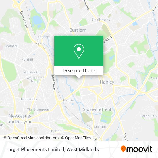Target Placements Limited map