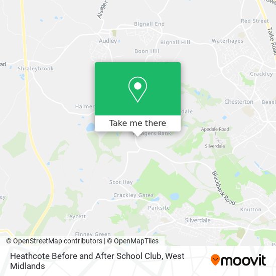 Heathcote Before and After School Club map