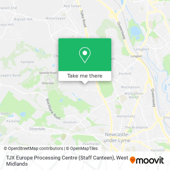 TJX Europe Processing Centre (Staff Canteen) map