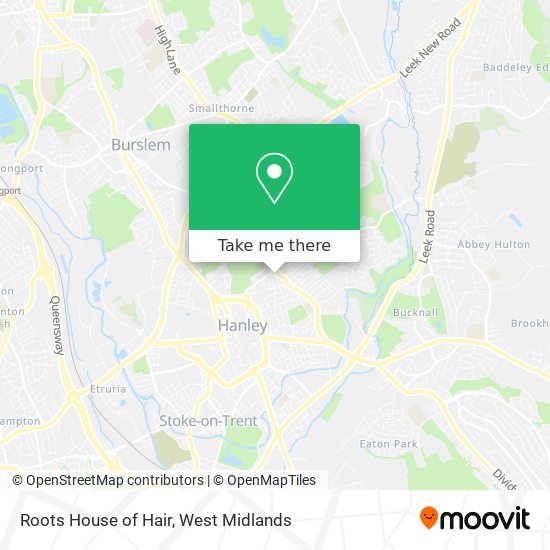 Roots House of Hair map