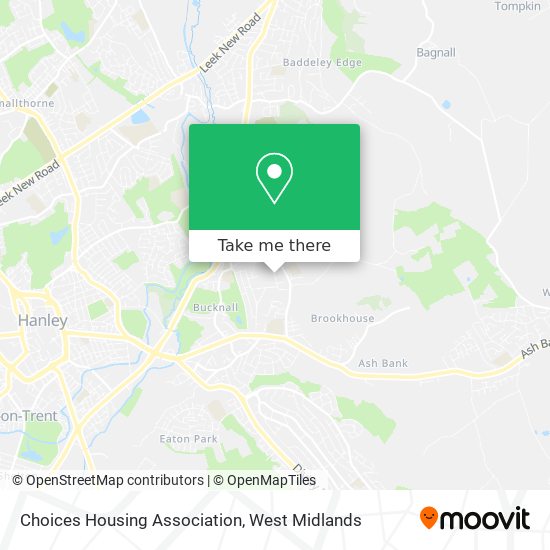 Choices Housing Association map