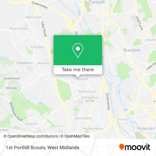 1st Porthill Scouts map