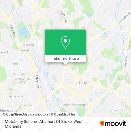 Motability Scheme At smart Of Stoke map