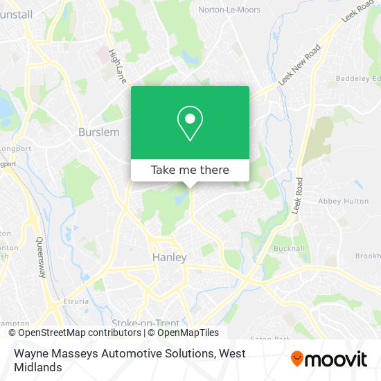 Wayne Masseys Automotive Solutions map
