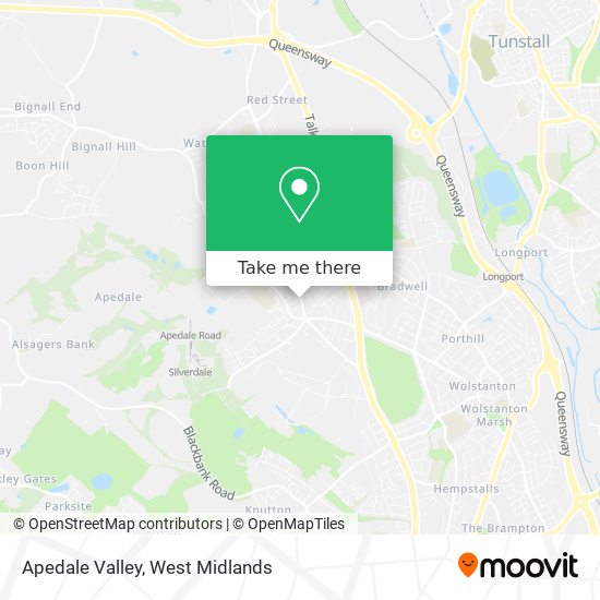 Apedale Valley map