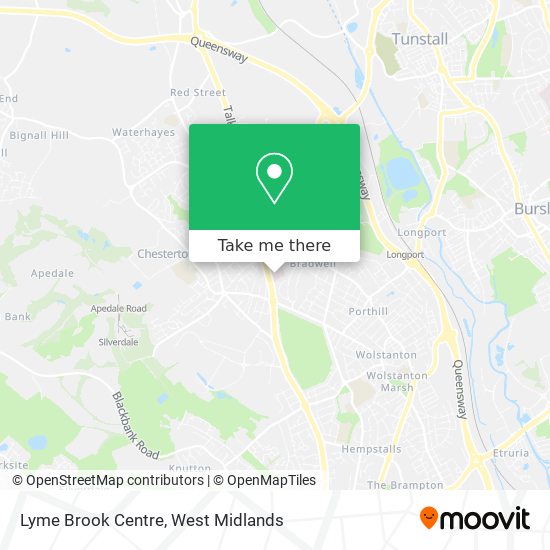 Lyme Brook Centre map