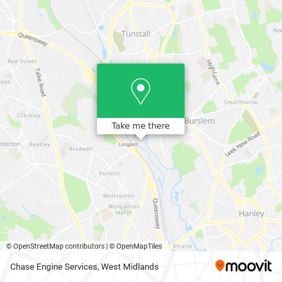 Chase Engine Services map