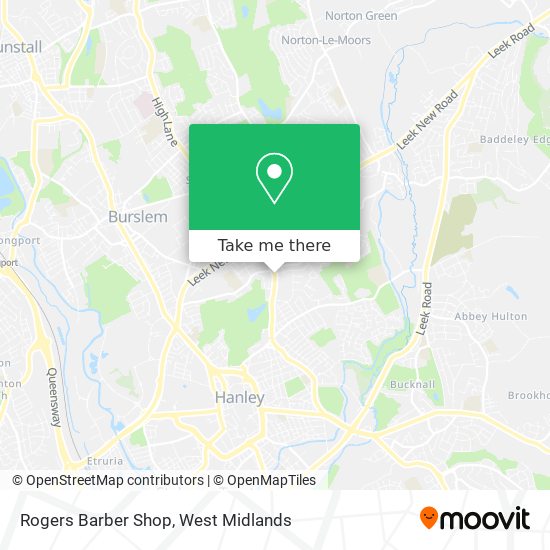 Rogers Barber Shop map