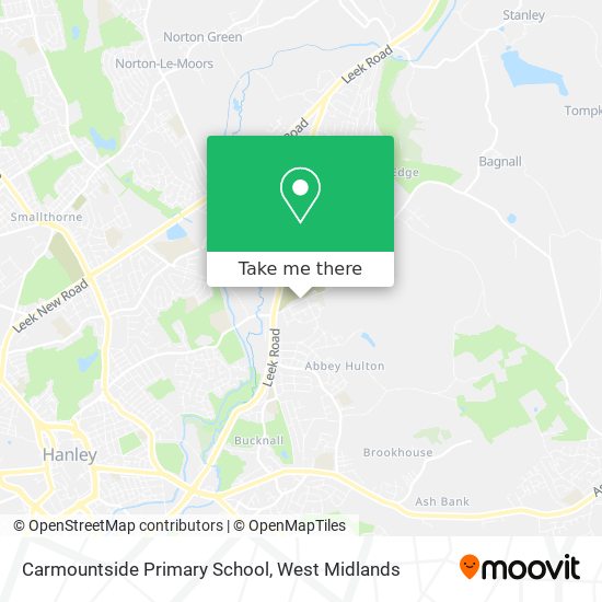 Carmountside Primary School map