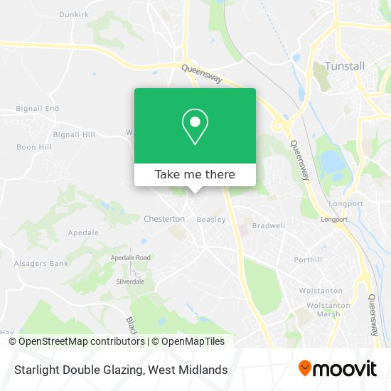 Starlight Double Glazing map