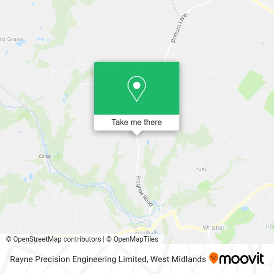 Rayne Precision Engineering Limited map