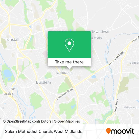 Salem Methodist Church map