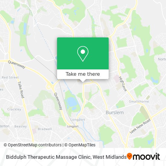 Biddulph Therapeutic Massage Clinic map