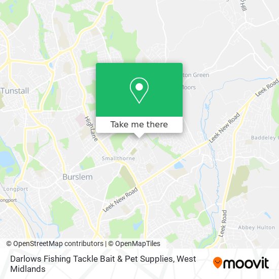 Darlows Fishing Tackle Bait & Pet Supplies map