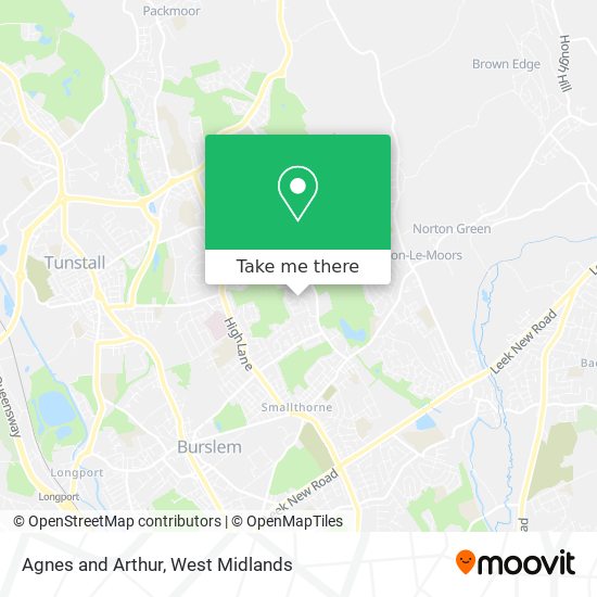 Agnes and Arthur map