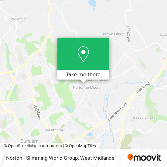 Norton - Slimming World Group map