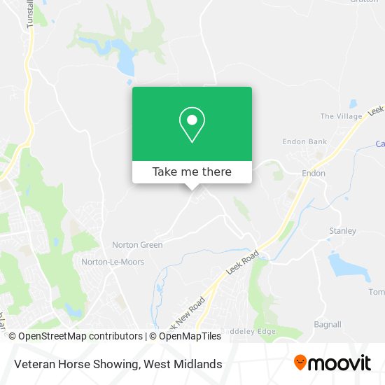 Veteran Horse Showing map
