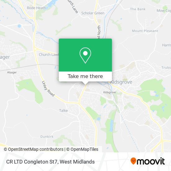 CR LTD Congleton St7 map