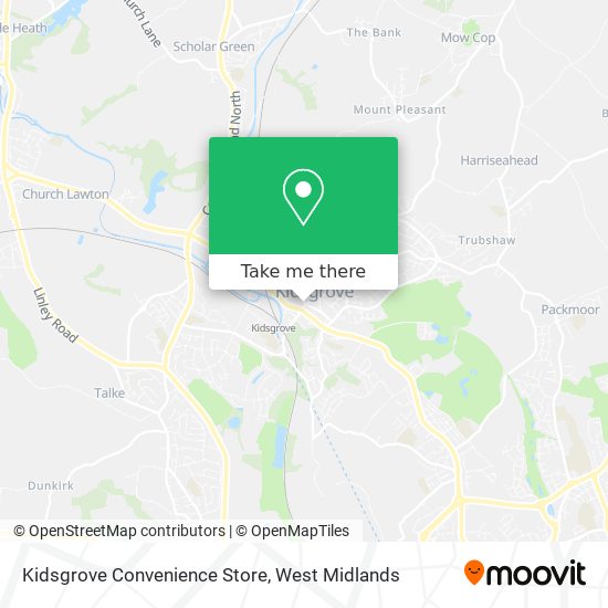 Kidsgrove Convenience Store map