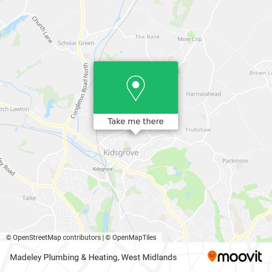 Madeley Plumbing & Heating map