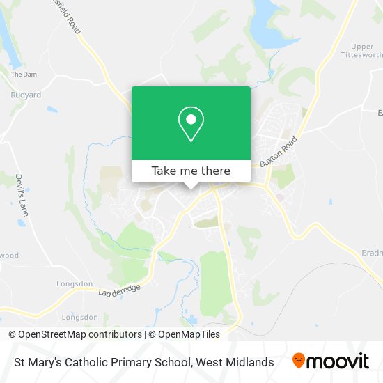 St Mary's Catholic Primary School map