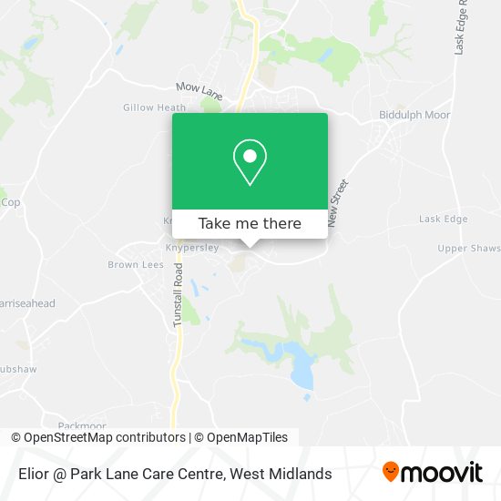 Elior @ Park Lane Care Centre map