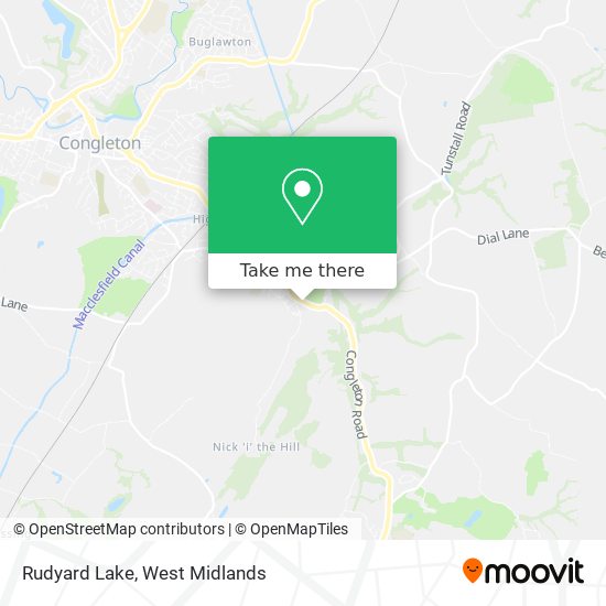 Rudyard Lake map