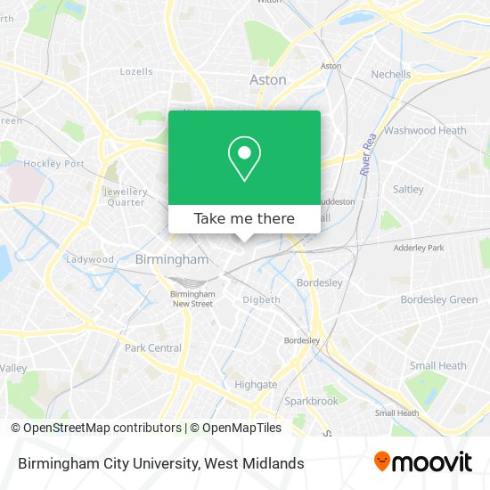 Birmingham City University map