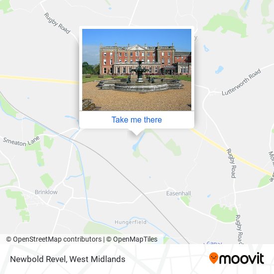 Newbold Revel map