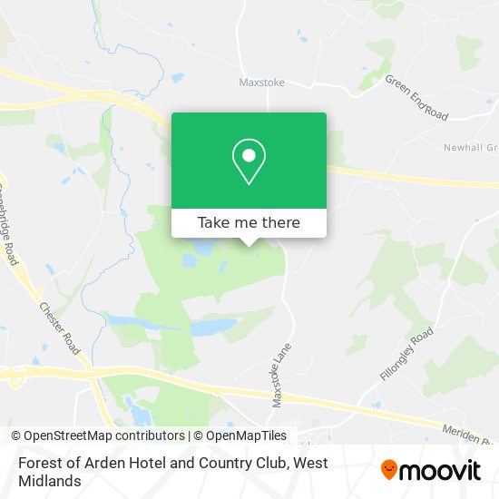 Forest of Arden Hotel and Country Club map