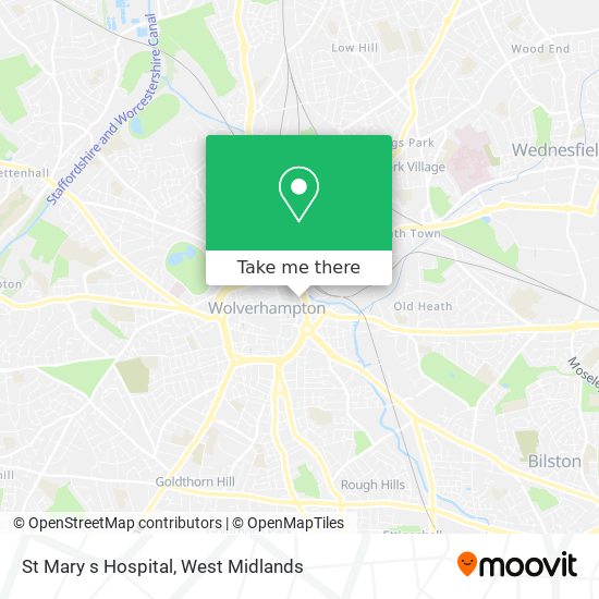 St Mary s Hospital map