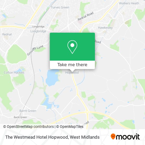The Westmead Hotel Hopwood map