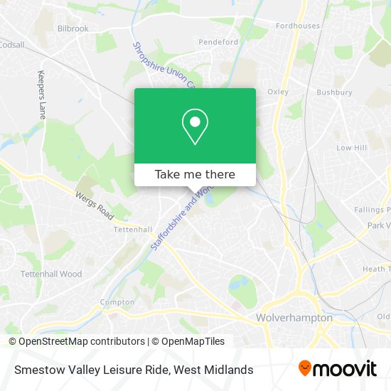Smestow Valley Leisure Ride map