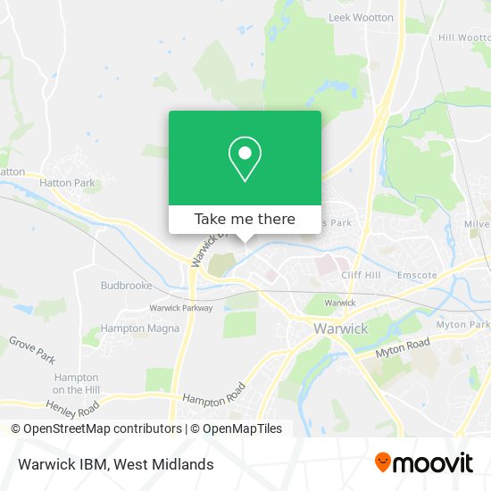Warwick IBM map