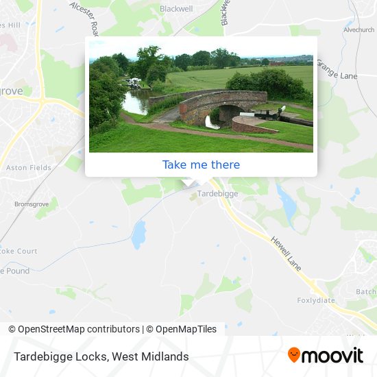 Tardebigge Locks map