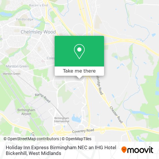 Holiday Inn Express Birmingham NEC an IHG Hotel Bickenhill map