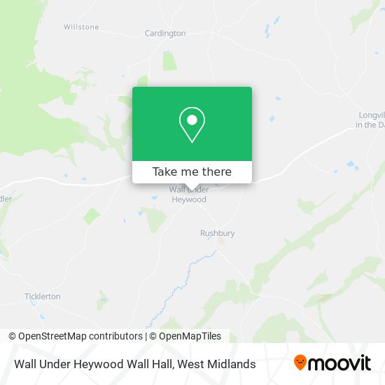 Wall Under Heywood Wall Hall map