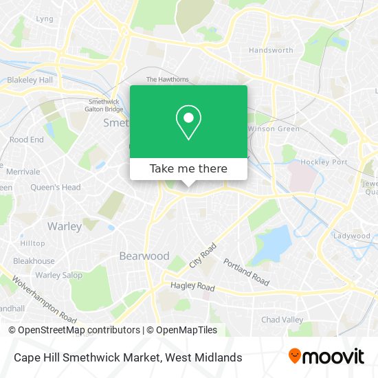 Cape Hill Smethwick Market map
