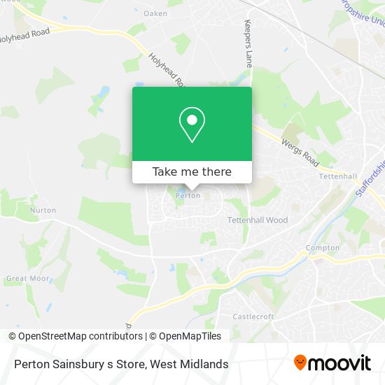 Perton Sainsbury s Store map