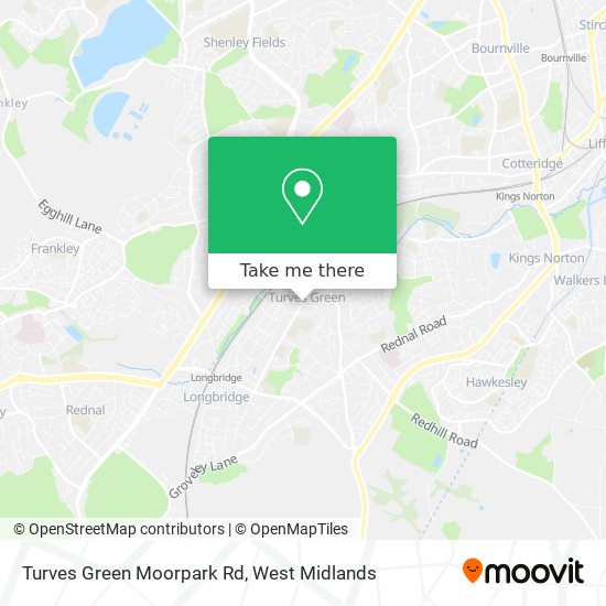 Turves Green Moorpark Rd map