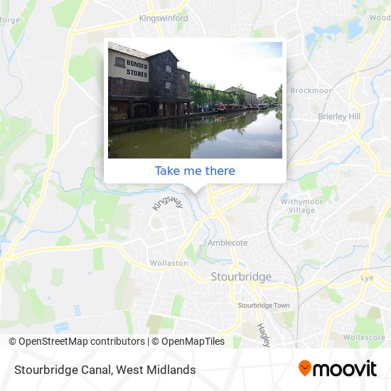Stourbridge Canal map