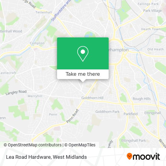 Lea Road Hardware map