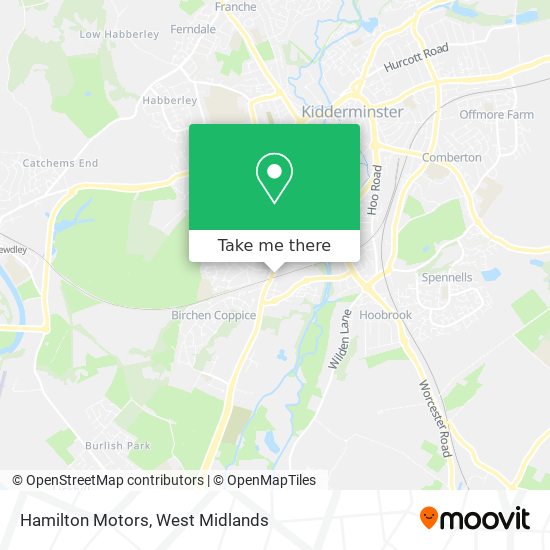 Hamilton Motors map